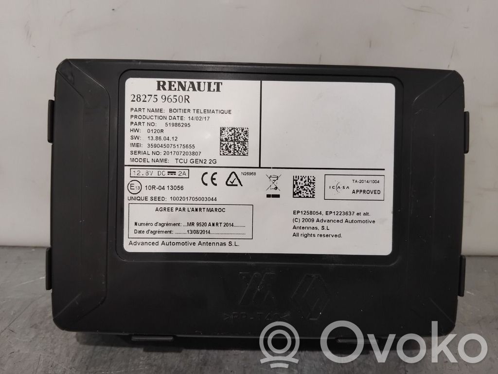 Renault Zoe Alte unități/module de control 