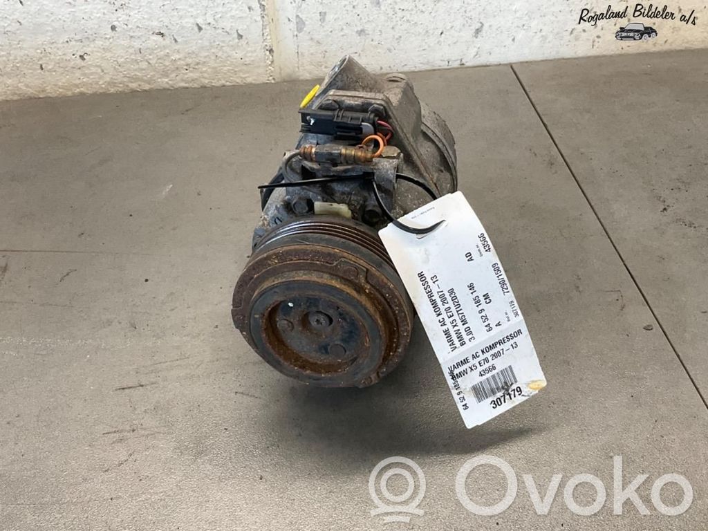 BMW X5 E70 Compresor (pompă) aer condiționat (A/C) 