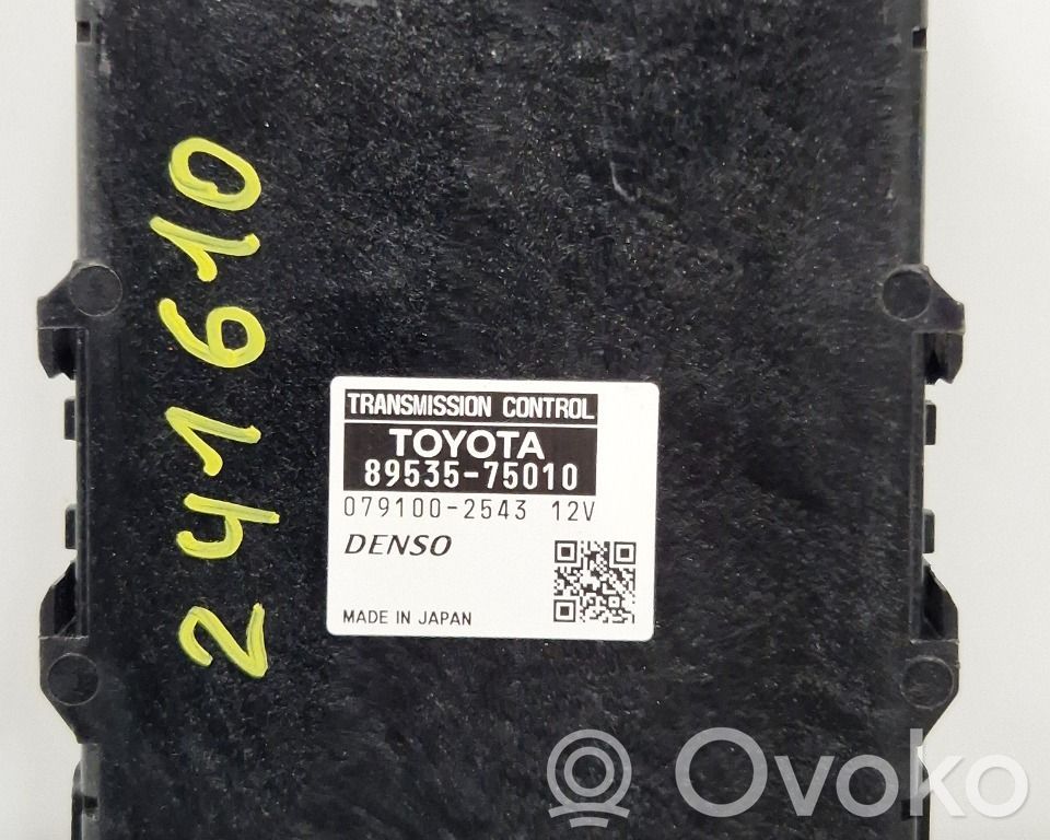 Toyota Auris 150 Centralina/modulo scatola del cambio