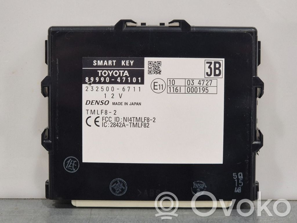 Toyota Prius+ (ZVW40) Unitate/modul de control fără cheie (KESSY) 