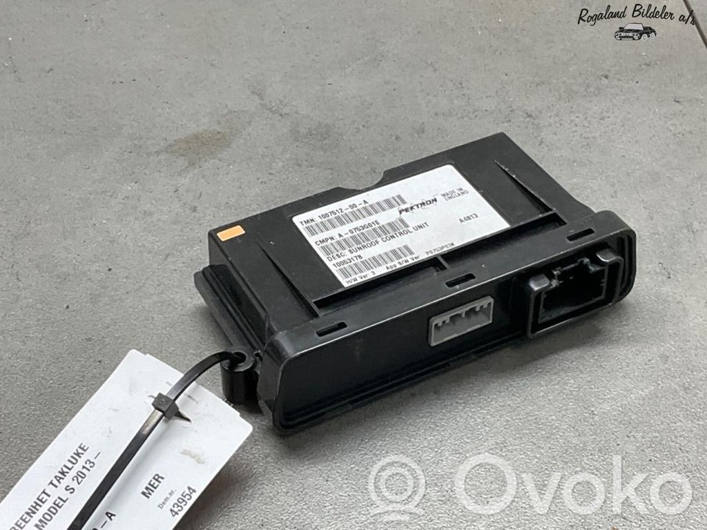 Tesla Model S Unitate/modul comandă trapă 