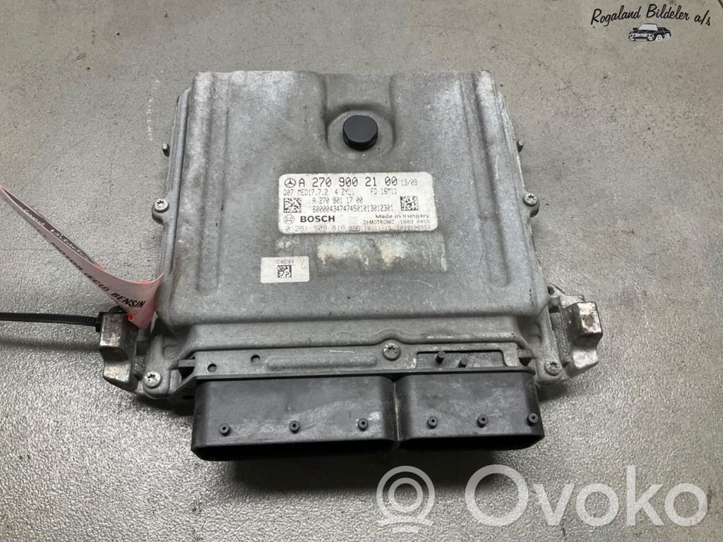 Mercedes-Benz A W176 Unité de commande, module ECU de moteur