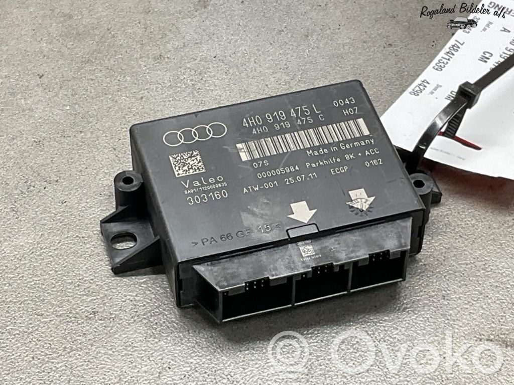 Audi A6 S6 C7 4G Centralina/modulo sensori di parcheggio PDC 