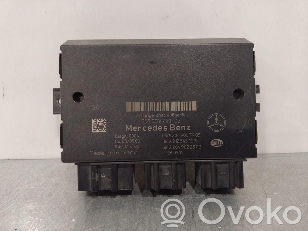 Mercedes-Benz E W212 Sterownik / Moduł haka holowniczego 