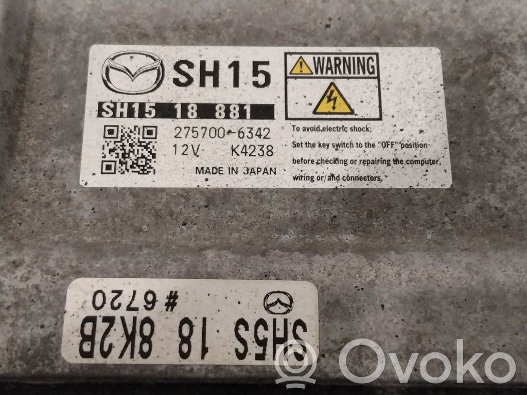 Mazda 6 Unitate control motor/modul ECU 