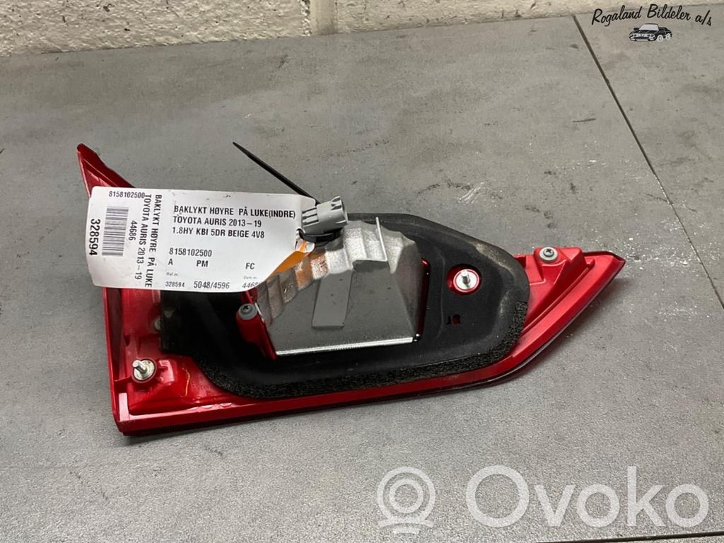 Toyota Auris E180 Luci posteriori