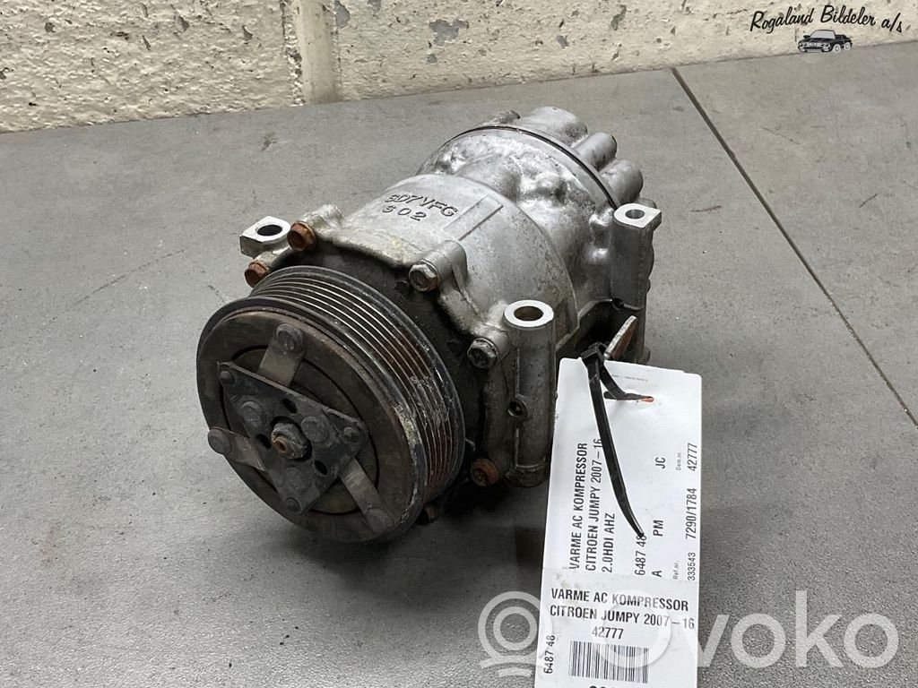 Air conditioning (A/C) compressor (pump)   648748,648748,648748,648748