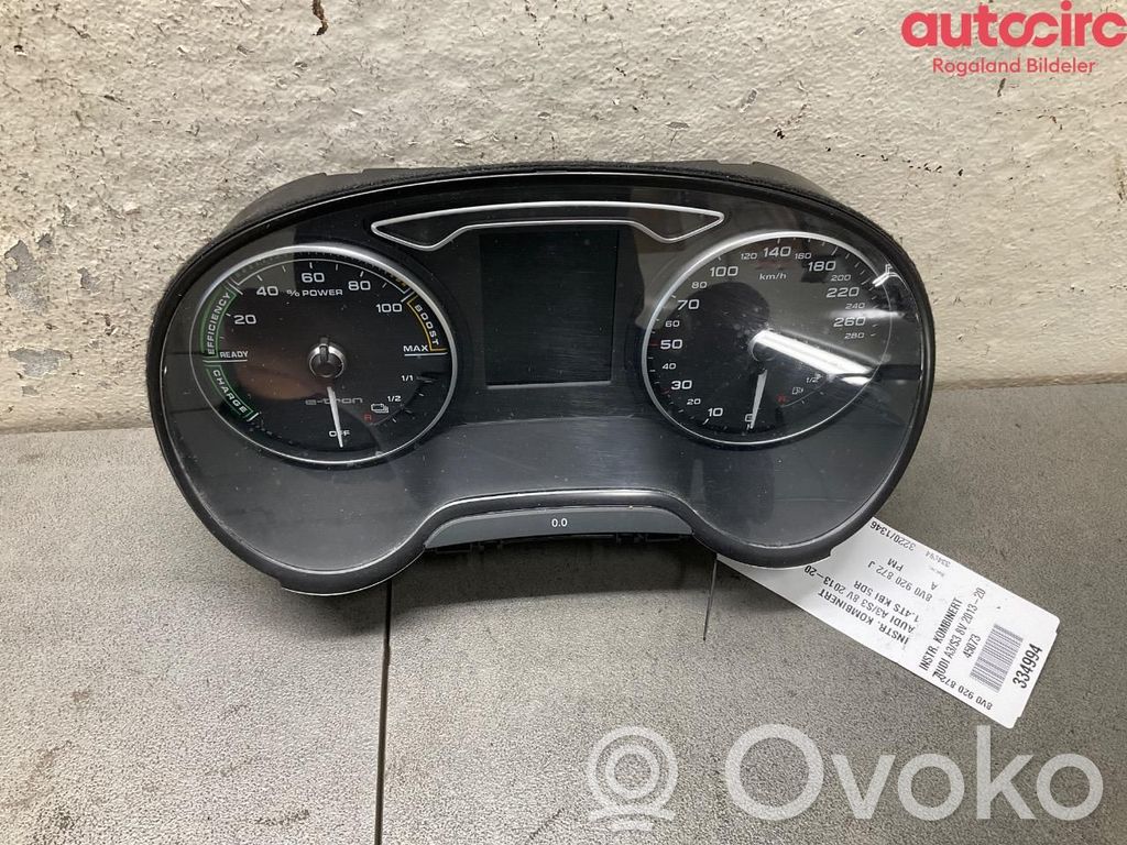 Audi A3 S3 8V Nopeusmittari (mittaristo) 