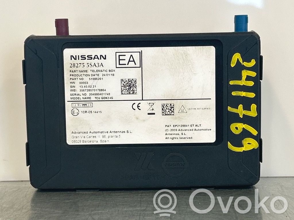 Nissan Leaf II (ZE1) Alte unități/module de control 