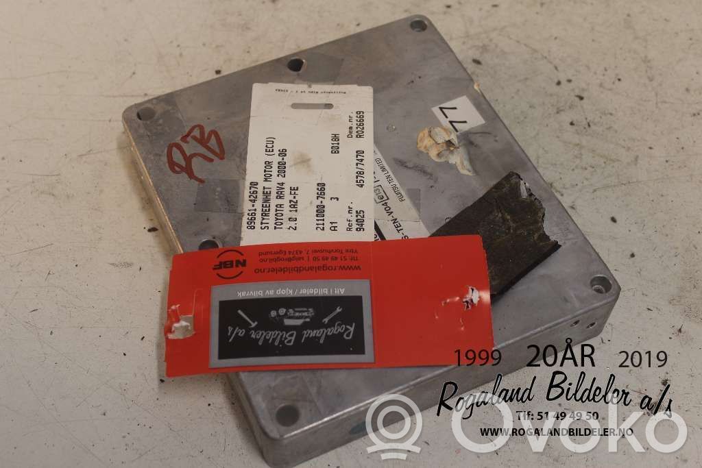 Toyota RAV 4 (XA20) Engine control unit/module ECU 