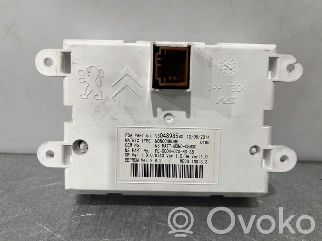 Peugeot 3008 I Modul comenzi multimedia 