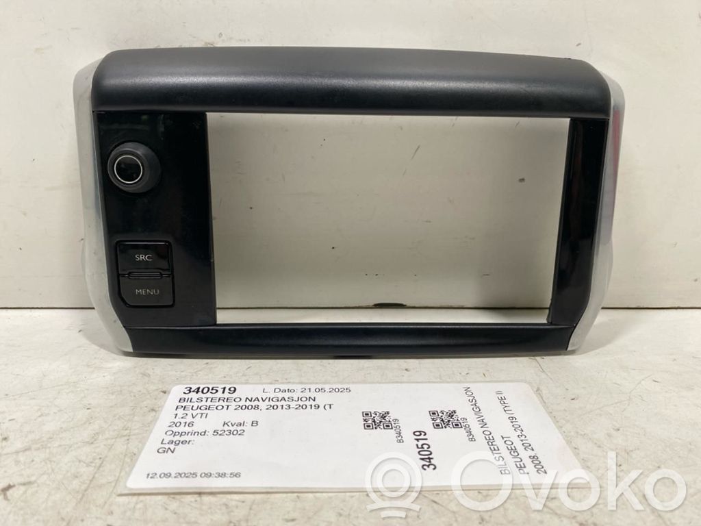 Peugeot 2008 I Panel / Radioodtwarzacz CD/DVD/GPS 