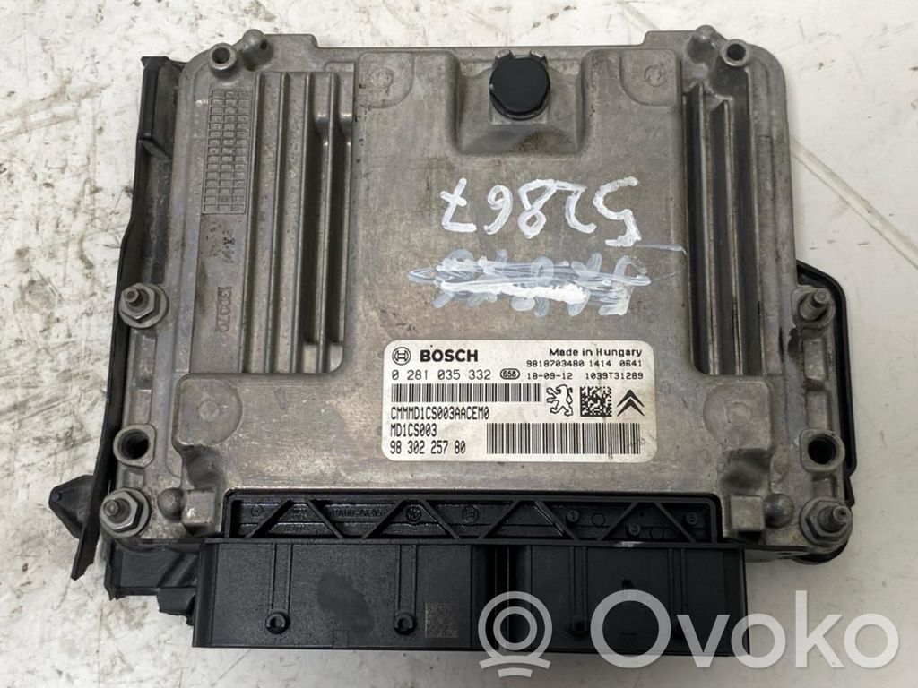 Peugeot 3008 II Engine control unit/module ECU 