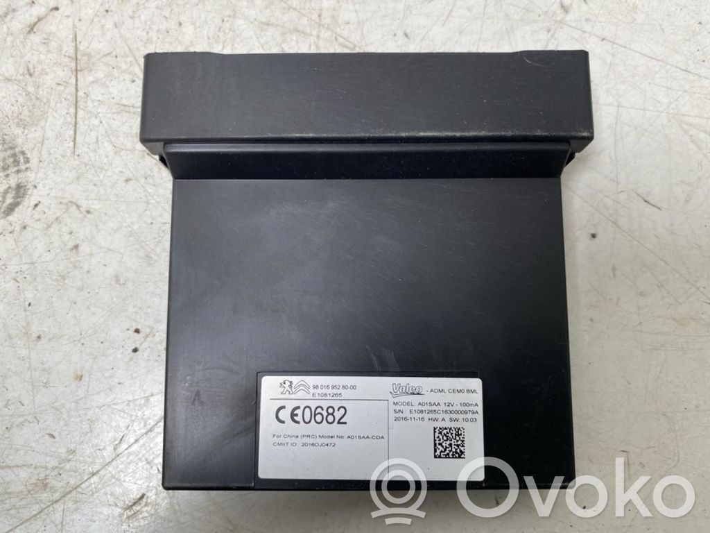 Peugeot 508 Unité de commande / module de verrouillage centralisé porte
