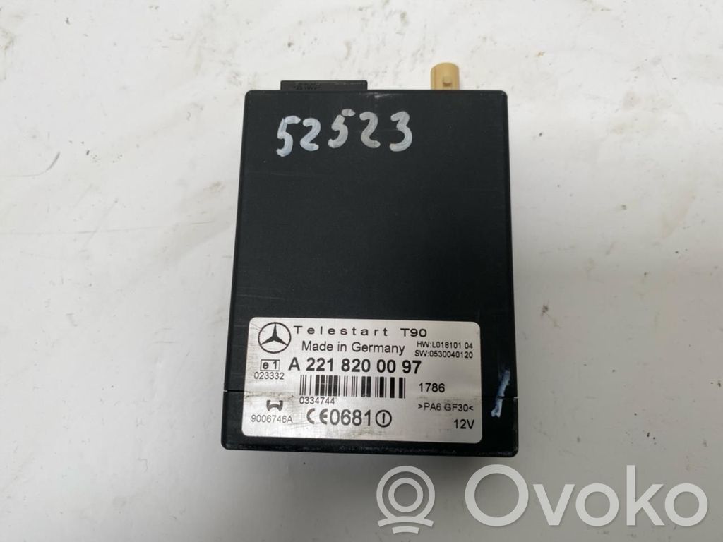 Alte unități/module de control   A2218200097,A2218200097,A2218200097