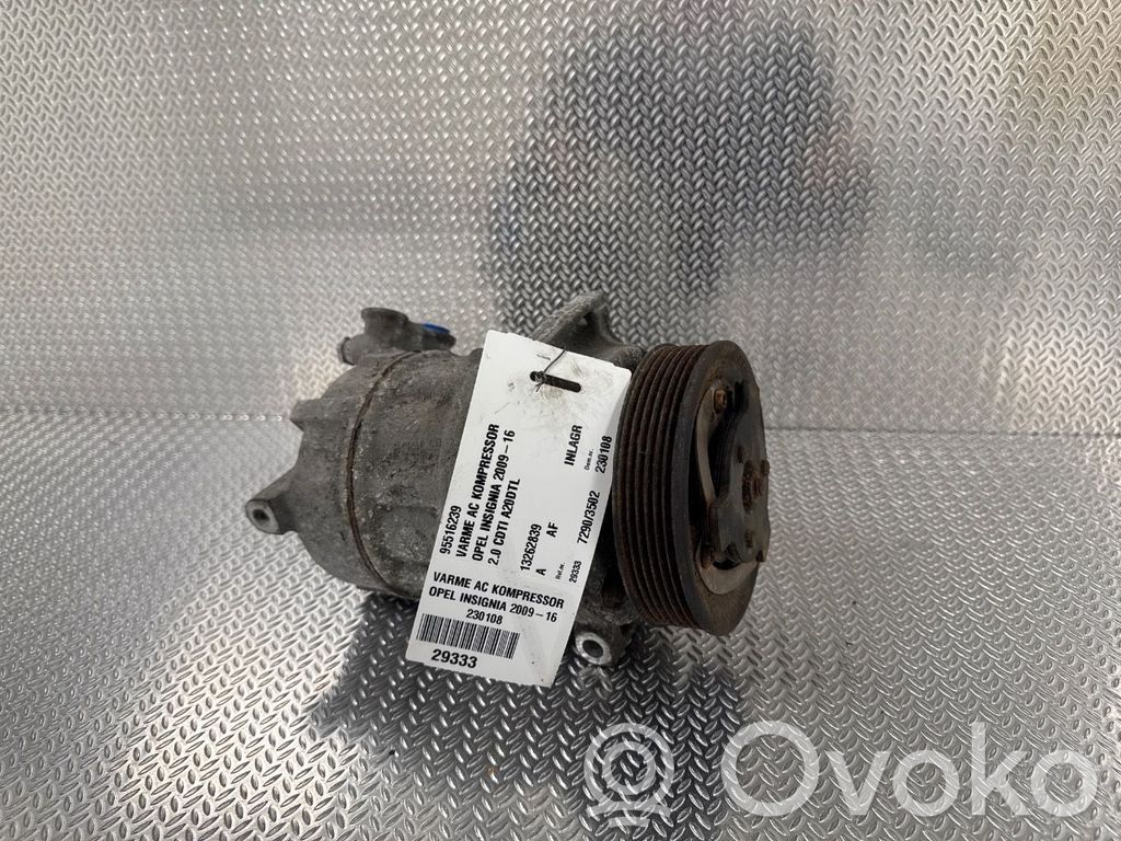 Opel Insignia A Compressore aria condizionata (A/C) (pompa)