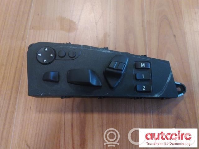 BMW X6 E71 Moldura del interruptor de la ventana de la puerta delantera 