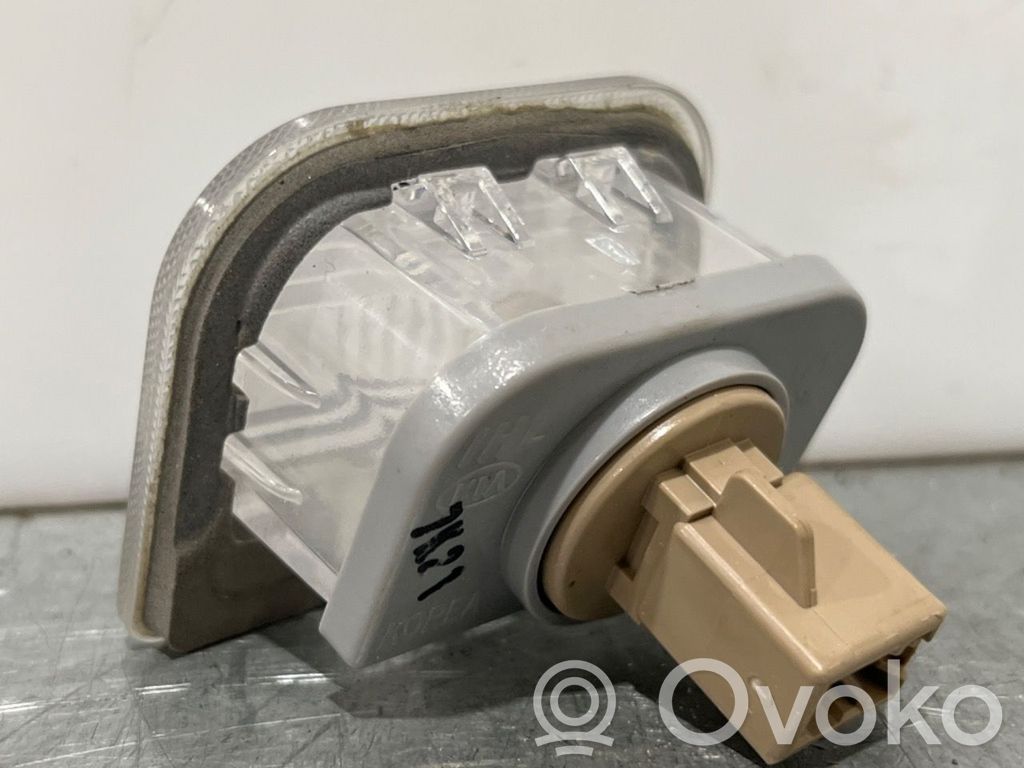 KIA Optima Éclairage de plaque d'immatriculation