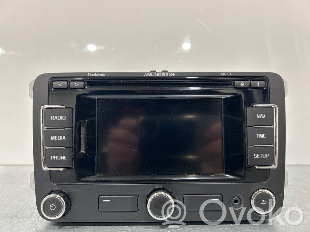 Skoda Superb B6 (3T) Unitate principală radio/CD/DVD/GPS 