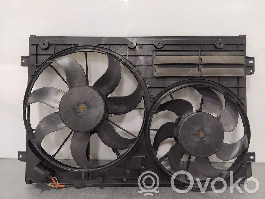 Volkswagen PASSAT B7 Convogliatore ventilatore raffreddamento del radiatore
