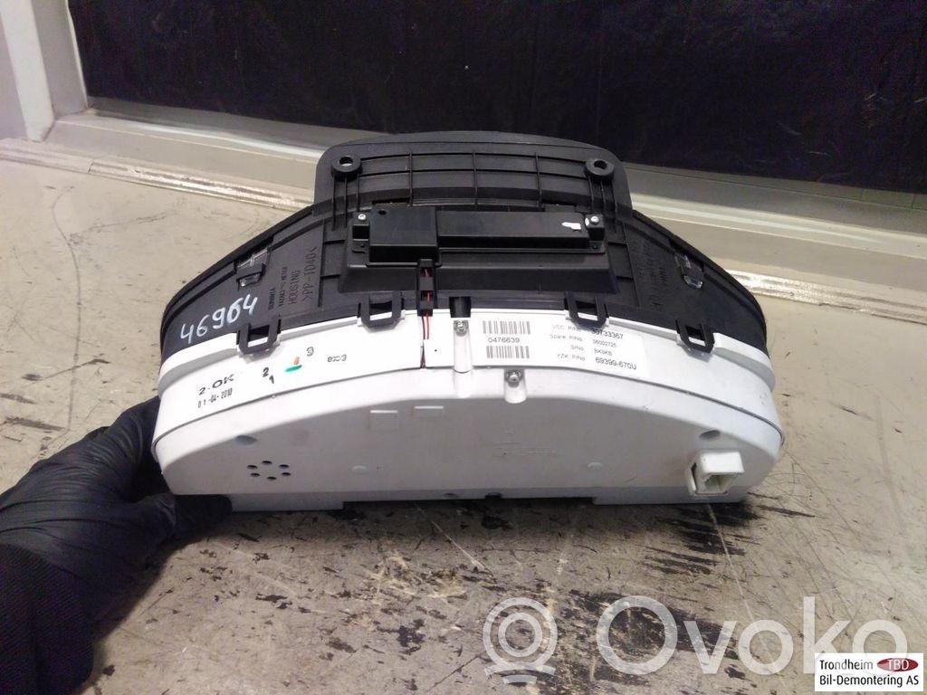 Volvo XC60 Nopeusmittari (mittaristo) 