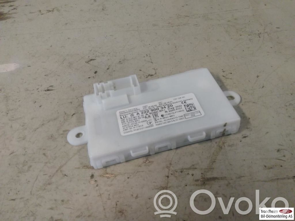Mercedes-Benz EQC Centralina/modulo keyless go