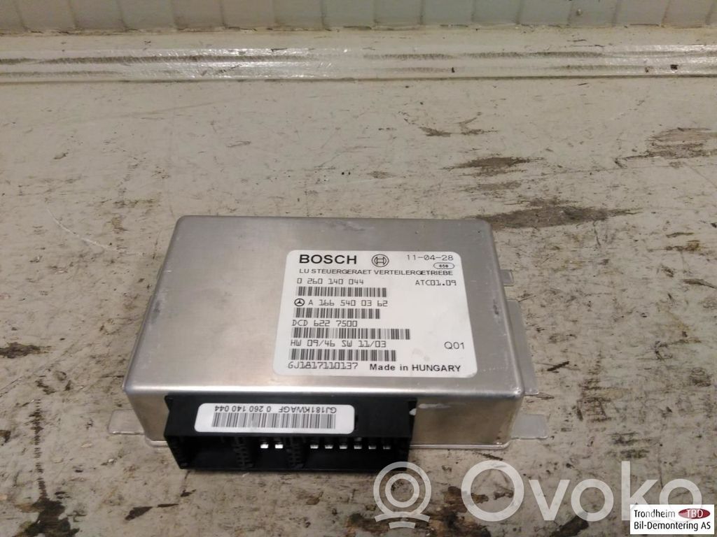 Mercedes-Benz ML W166 Unité de commande / module ECU à répartition de couple
