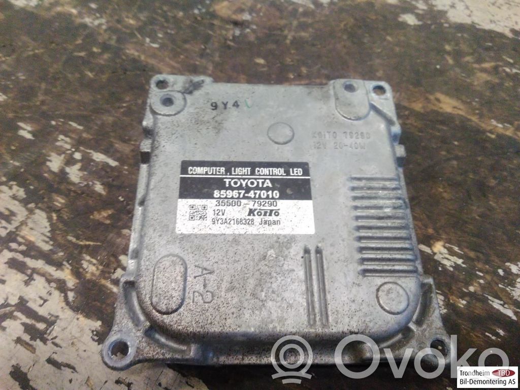 Toyota Prius (XW30) Unidad de control/módulo de los faros xenón 