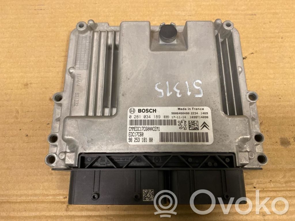Peugeot Partner Engine control unit/module ECU 