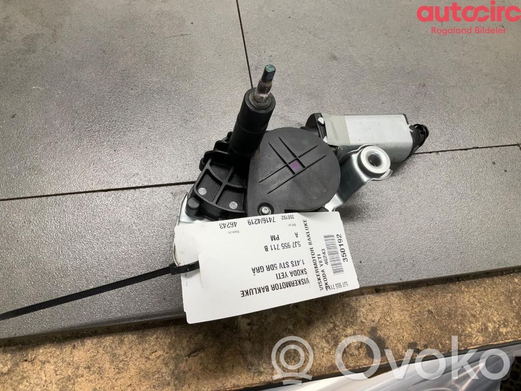 Skoda Yeti (5L) Takalasinpyyhkimen moottori 