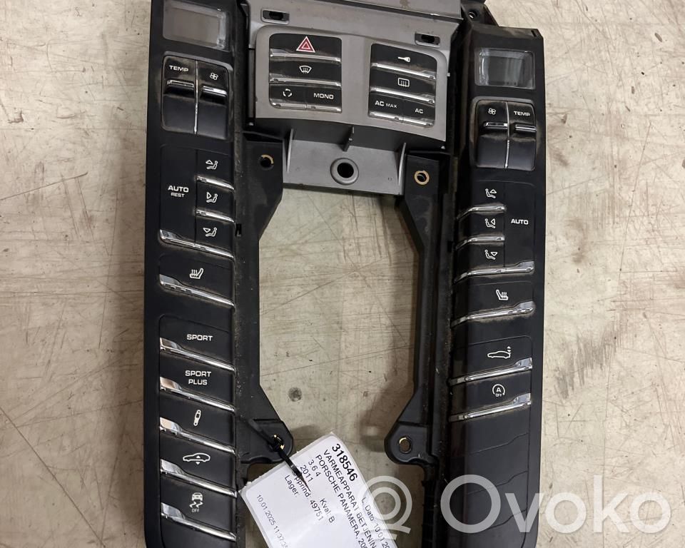 Porsche Panamera (970) Panel klimatyzacji / Ogrzewania 