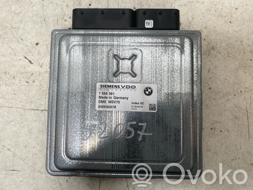 BMW 5 E60 E61 Engine control unit/module ECU 