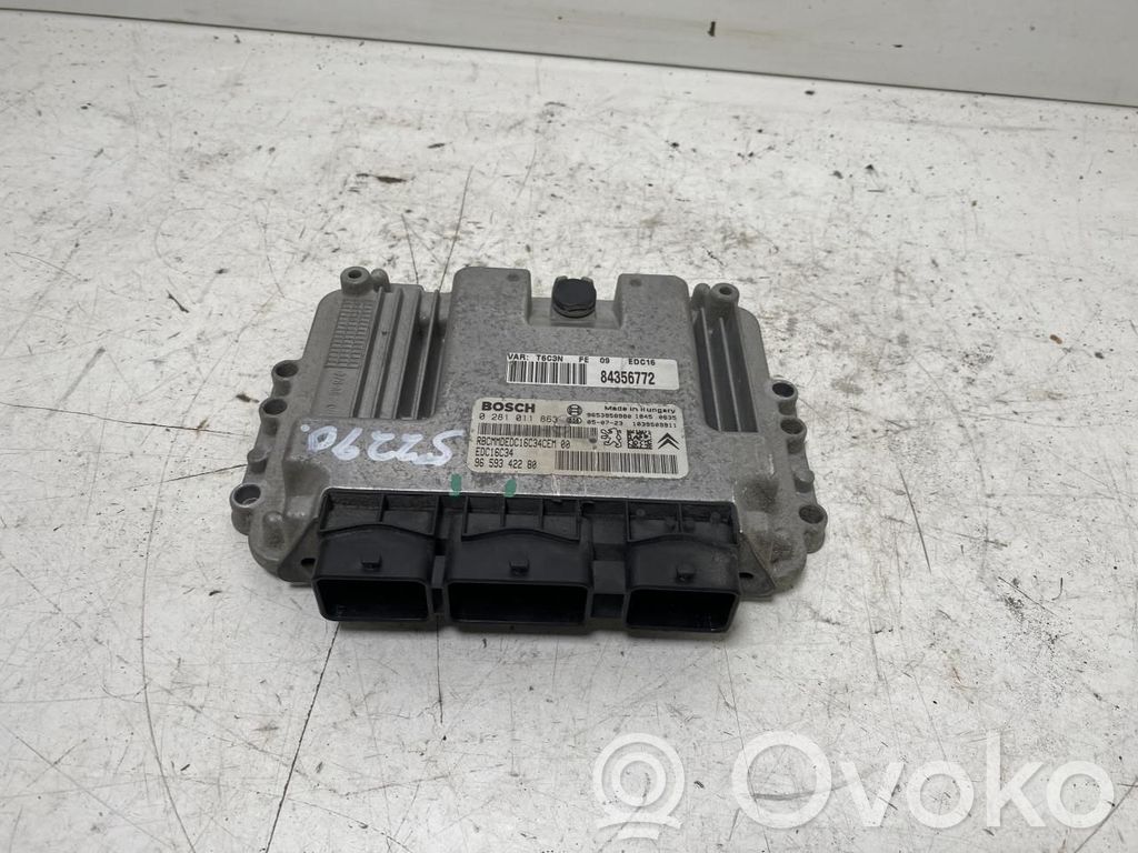 Peugeot 307 Unité de commande, module ECU de moteur 