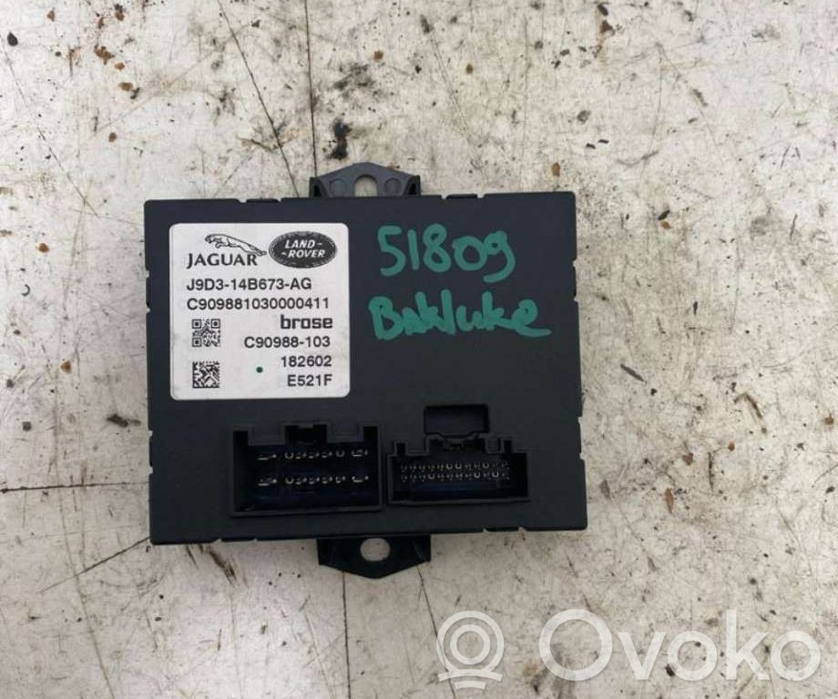 Jaguar I-Pace Tailgate/trunk control unit/module 