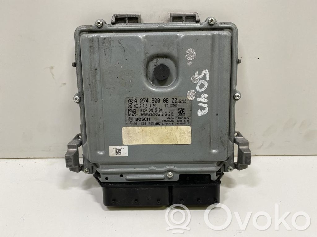 Mercedes-Benz C W205 Unidad de control/módulo ECU del motor