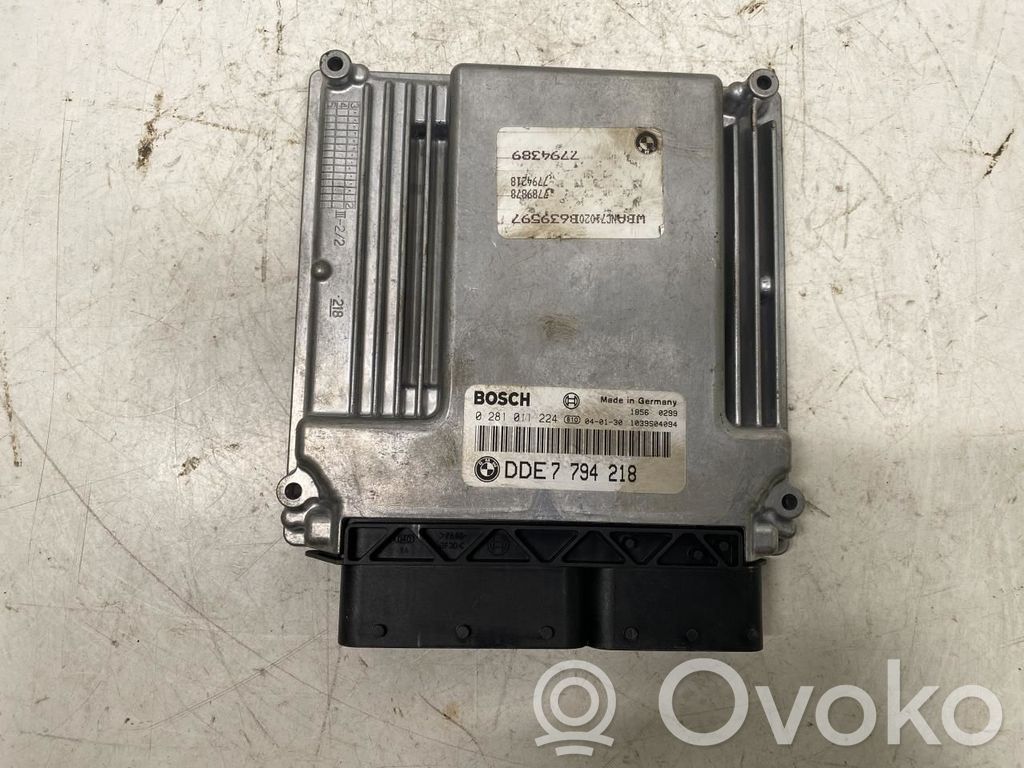 BMW 5 E60 E61 Galios (ECU) modulis 