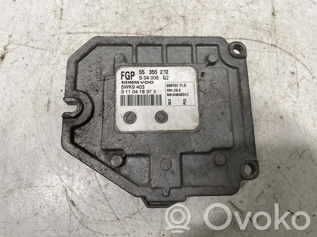 Saab 9-3 Ver2 Unité de commande, module ECU de moteur 