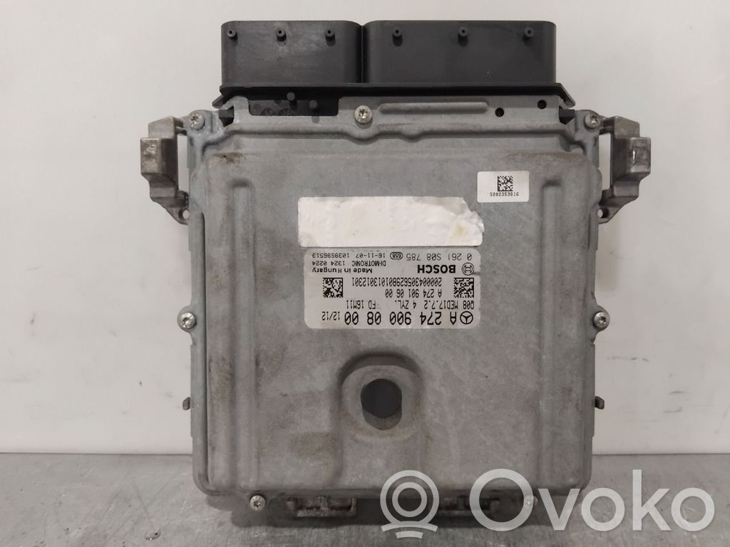Mercedes-Benz C W205 Unité de commande, module ECU de moteur