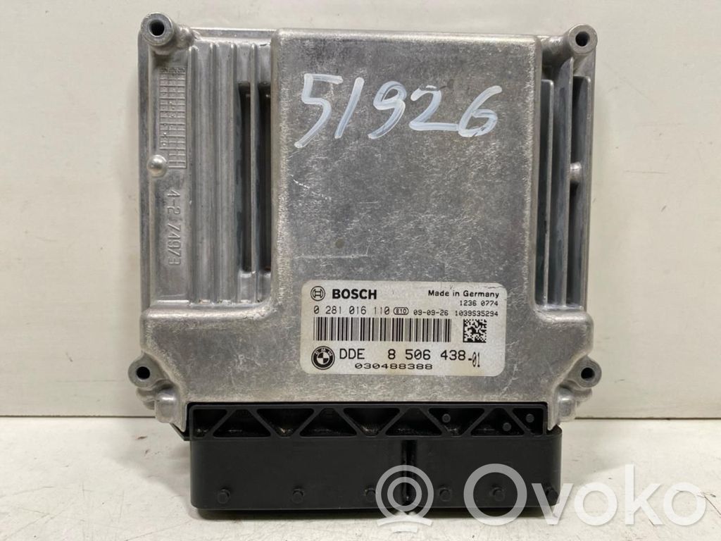 Centralina/modulo motore ECU   13618512498,0281016110,0281016110,13618512498