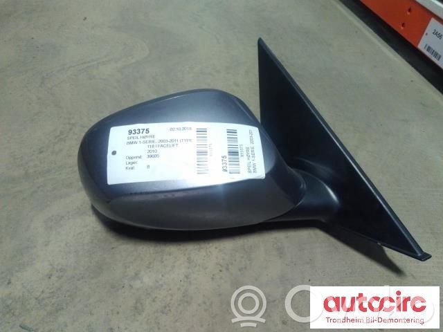 BMW 1 E81 E87 Front door electric wing mirror 
