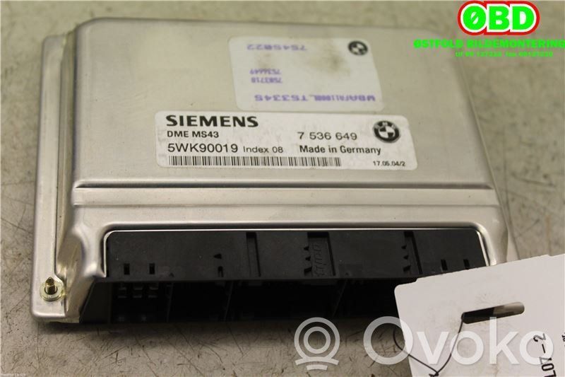 BMW X5 E53 Unidad de control/módulo ECU del motor 