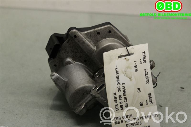 Mercedes-Benz B W246 W242 Supapă EGR 