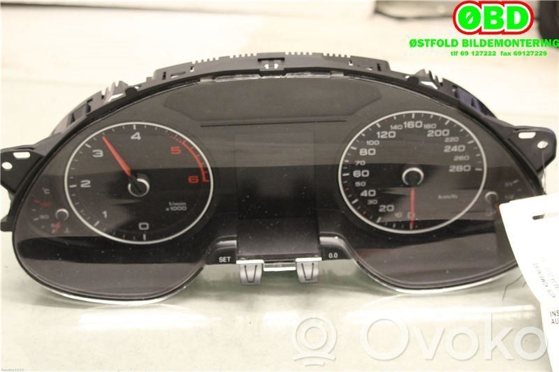 Audi A4 S4 B8 8K Tachimetro (quadro strumenti) 
