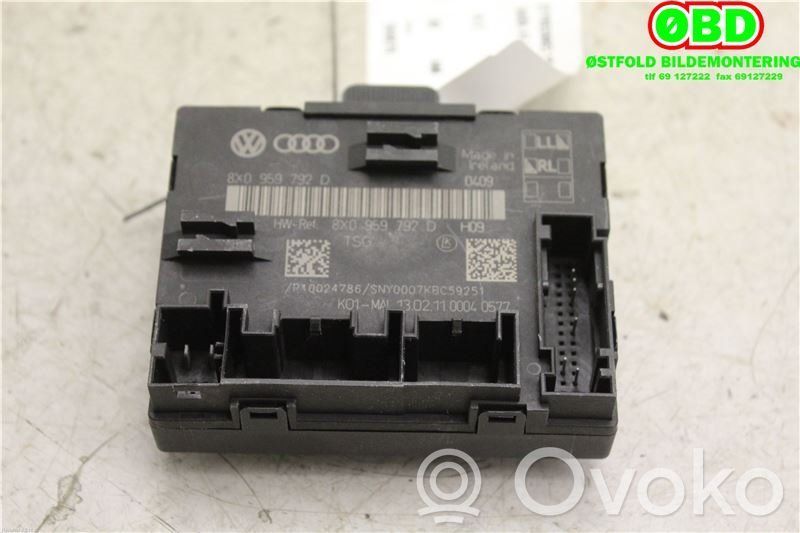 Door control unit/module   8X0959792H,8X0959792D,8X0959792D,8X0959792D,8X0959792H