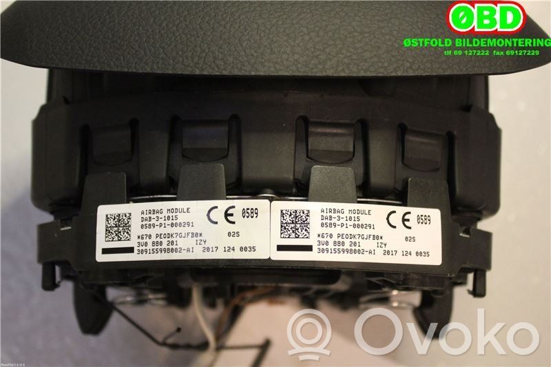 Skoda Citigo Ohjauspyörän turvatyyny 