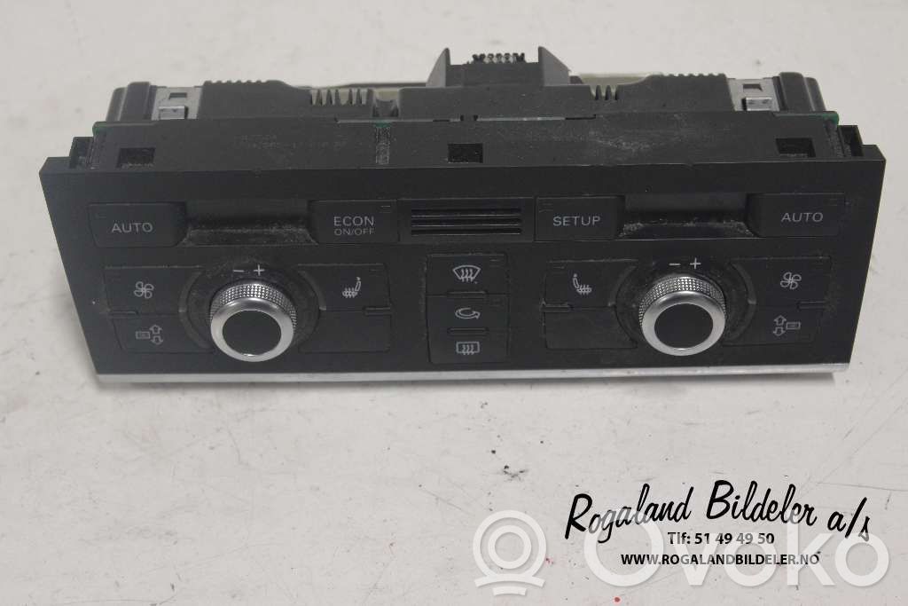 Audi A6 S6 C6 4F Console centrale, commande chauffage/clim 
