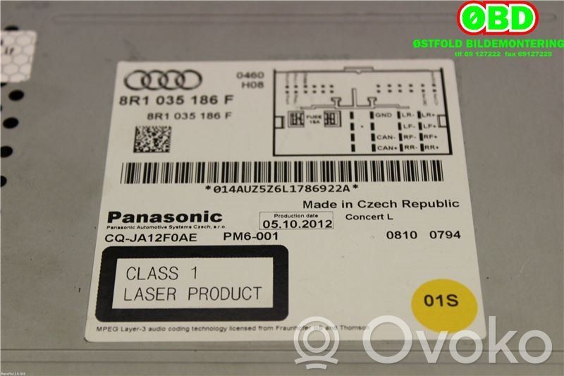Audi A4 S4 B8 8K Panel / Radioodtwarzacz CD/DVD/GPS 