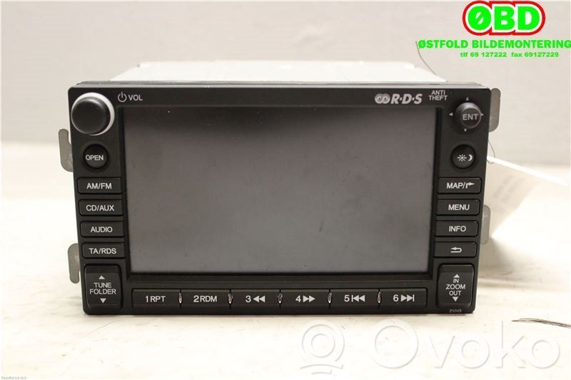 Panel / Radioodtwarzacz CD/DVD/GPS   39540TM8E01ZA,39540TM8E01,39540TM8E01,39540TM8E01,39540TM8E01ZA