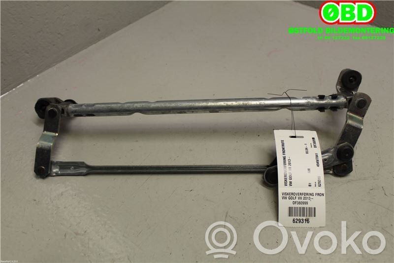 Volkswagen Golf VII Mechanizm wycieraczek szyby przedniej / czołowej