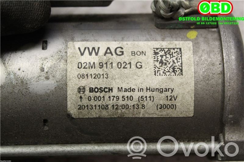 Motor de arranque   02M911021G,02M911021G,02M911021G,02M911021G